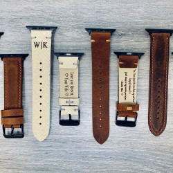 Personalized Watch Bands for Men Custom Handmade Leather Band for Apple Watch Series Ultra 8 7 6 5 4 3 2 1 Personalized Watch Bands for Men Custom Handmade Leather Band for Apple Watch Series Ultra 8 7 6 5 4 3 2 1