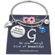 Butterfly Charm Bracelets for Women,Silver Letters A-Z Initial Charms Wristband for Girls Jewelry Gifts