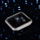 Callancity 42mm Metal Face Cover Rhinestone Crystal Diamond Bling Case Compatible Apple Watch Series 3 2 1 for Men/Women