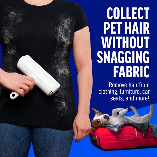 Pet Hair Remover Reusable Cat and Dog Hair Remover for Furniture, Couch, Carpet, Car Seats or Bedding, Portable Multi-Surface Lint Roller and Fur Removal Tool Pet Hair Remover Reusable Cat and Dog Hair Remover for Furniture, Couch, Carpet, Car Seats or Bedding, Portable Multi-Surface Lint Roller and Fur Removal Tool