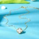 Lucky Clover Necklace for Women Girls Fashion Cute Adjustable Hypoallergenicity Necklace Pendant Jewelry Gifts for Women Girls