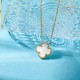 Lucky Clover Necklace for Women Girls Fashion Cute Adjustable Hypoallergenicity Necklace Pendant Jewelry Gifts for Women Girls