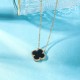 Lucky Clover Necklace for Women Girls Fashion Cute Adjustable Hypoallergenicity Necklace Pendant Jewelry Gifts for Women Girls