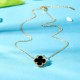 Lucky Clover Necklace for Women Girls Fashion Cute Adjustable Hypoallergenicity Necklace Pendant Jewelry Gifts for Women Girls