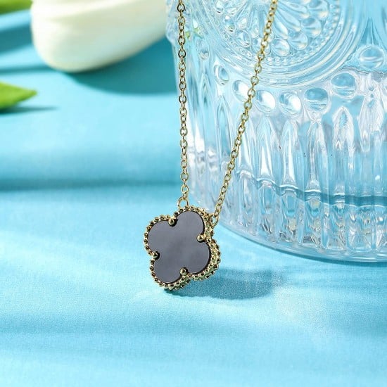 Lucky Clover Necklace for Women Girls Fashion Cute Adjustable Hypoallergenicity Necklace Pendant Jewelry Gifts for Women Girls