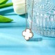 Lucky Clover Necklace for Women Girls Fashion Cute Adjustable Hypoallergenicity Necklace Pendant Jewelry Gifts for Women Girls