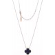 Lucky Clover Necklace for Women Girls Fashion Cute Adjustable Hypoallergenicity Necklace Pendant Jewelry Gifts for Women Girls