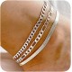 Ankle Bracelets for Women Waterproof Cuban Link Anklets Set Layered Anklet Bracelets for Women Jewelry Gift