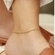 Ankle Bracelets for Women Waterproof Cuban Link Anklets Set Layered Anklet Bracelets for Women Jewelry Gift