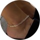 Ankle Bracelets for Women Waterproof Cuban Link Anklets Set Layered Anklet Bracelets for Women Jewelry Gift