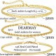 Ankle Bracelets for Women Waterproof Cuban Link Anklets Set Layered Anklet Bracelets for Women Jewelry Gift