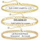 Ankle Bracelets for Women Waterproof Cuban Link Anklets Set Layered Anklet Bracelets for Women Jewelry Gift