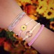 Sunflower Bracelet Handmade Braided Rope Charms Boho Surfer Bracelet for Teen Girls Women