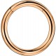 316L Surgical Steel Hinged Nose Rings Hoop 20G, Diameter 6mm to 10mm, Gold - Rose Gold - Silver - Black - Blue - Rainbow