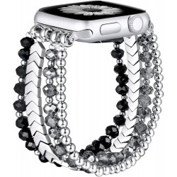 Bracelet Band Beaded Compatible with Apple Watch 38mm 40mm 41mm 42mm 44mm 45mm 49mm Women Bracelet Band Beaded Compatible with Apple Watch 38mm 40mm 41mm 42mm 44mm 45mm 49mm Women
