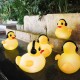 Floating Solar Pool Lights 16 inch Waterproof Pool Lights that Float Light up LED Pool Accessories Glow Duck Pool Lights Inflatable Solar Powered Floating Lights for Pool,Pond,Hot tub,Party