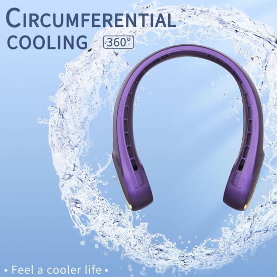 Portable Neck Fan, Bladeless Neck Fan,Long Endurance,Upgraded air volume,Easier to Use,360° Cooling,No Hair Twisting,Non-Slip Material,Rechargeable,3-Speed Portable Neck Fan, Bladeless Neck Fan,Long Endurance,Upgraded air volume,Easier to Use,360° Cooling,No Hair Twisting,Non-Slip Material,Rechargeable,3-Speed