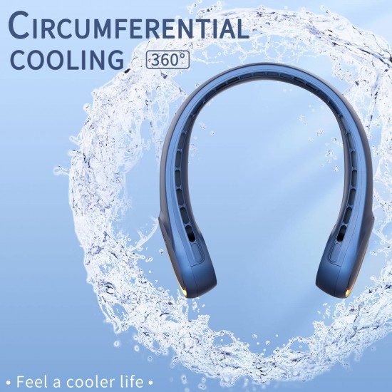 Portable Neck Fan, Bladeless Neck Fan,Long Endurance,Upgraded air volume,Easier to Use,360° Cooling,No Hair Twisting,Non-Slip Material,Rechargeable,3-Speed Portable Neck Fan, Bladeless Neck Fan,Long Endurance,Upgraded air volume,Easier to Use,360° Cooling,No Hair Twisting,Non-Slip Material,Rechargeable,3-Speed