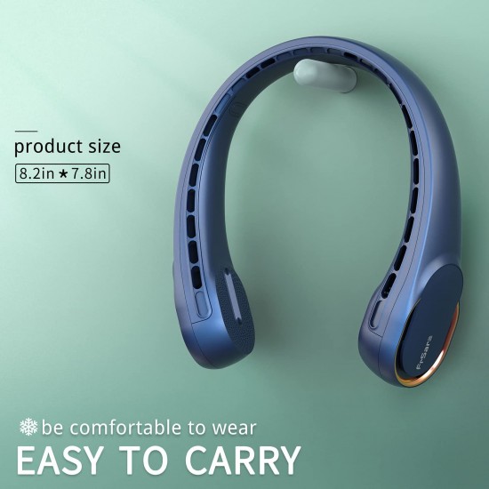 Portable Neck Fan, Bladeless Neck Fan,Long Endurance,Upgraded air volume,Easier to Use,360° Cooling,No Hair Twisting,Non-Slip Material,Rechargeable,3-Speed Portable Neck Fan, Bladeless Neck Fan,Long Endurance,Upgraded air volume,Easier to Use,360° Cooling,No Hair Twisting,Non-Slip Material,Rechargeable,3-Speed
