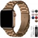 Stainless Steel Watch Band 42mm 44mm 45mm 49mm 38mm 40mm 41mm Band with Case for Apple Watch Series 8/7/6/5/4/3/2/1/SE/SE2/Ultra