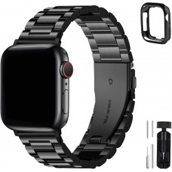 Stainless Steel Watch Band 42mm 44mm 45mm 49mm 38mm 40mm 41mm Band with Case for Apple Watch Ultra Series 8/7/6/5/4/3/2/1/SE/SE2 Stainless Steel Watch Band 42mm 44mm 45mm 49mm 38mm 40mm 41mm Band with Case for Apple Watch Ultra Series 8/7/6/5/4/3/2/1/SE/SE2