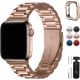 Stainless Steel Watch Band 42mm 44mm 45mm 49mm 38mm 40mm 41mm Band with Case for Apple Watch Series 8/7/6/5/4/3/2/1/SE/SE2/Ultra