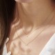 Initial Necklaces for Women, Dainty Letter Necklace Personalized Tiny Initial Pendant Necklace Monogram Cute Letter Name Choker Necklaces for Teen Girls