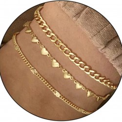 Ankle Bracelets for Women, Handmade Women Waterproof Chain Ankle Set for Women Girls Summer Beach Jewelry Gifts Ankle Bracelets for Women, Handmade Women Waterproof Chain Ankle Set for Women Girls Summer Beach Jewelry Gifts