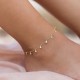 Ankle Bracelets for Women, Handmade Women Waterproof Chain Ankle Set for Women Girls Summer Beach Jewelry Gifts