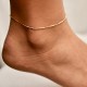 Ankle Bracelets for Women, Handmade Women Waterproof Chain Ankle Set for Women Girls Summer Beach Jewelry Gifts