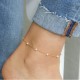 Ankle Bracelets for Women, Handmade Women Waterproof Chain Ankle Set for Women Girls Summer Beach Jewelry Gifts