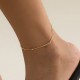 Ankle Bracelets for Women, Handmade Women Waterproof Chain Ankle Set for Women Girls Summer Beach Jewelry Gifts