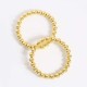 Gold Bead Bracelet for Women,14K Gold Plated Bead Ball Bracelet Stretchable Elastic Bracelet