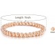 Gold Bead Bracelet for Women,14K Gold Plated Bead Ball Bracelet Stretchable Elastic Bracelet