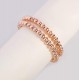 Gold Bead Bracelet for Women,14K Gold Plated Bead Ball Bracelet Stretchable Elastic Bracelet