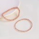 Gold Bead Bracelet for Women,14K Gold Plated Bead Ball Bracelet Stretchable Elastic Bracelet