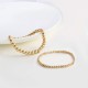 Gold Bead Bracelet for Women,14K Gold Plated Bead Ball Bracelet Stretchable Elastic Bracelet