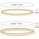 Gold Bead Bracelet for Women,14K Gold Plated Bead Ball Bracelet Stretchable Elastic Bracelet