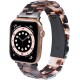 Thin Light Resin Strap Bracelet for Apple Watch Band 38mm 40mm 41mm 42mm 44mm 45mm 49mm Stainless Steel Buckle Replacement Band For iWatch SE Ultra Series 8 7 6 5 4 3 2 1 for Women Men