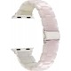 Thin Light Resin Strap Bracelet for Apple Watch Band 38mm 40mm 41mm 42mm 44mm 45mm 49mm Stainless Steel Buckle Replacement Band For iWatch SE Ultra Series 8 7 6 5 4 3 2 1 for Women Men