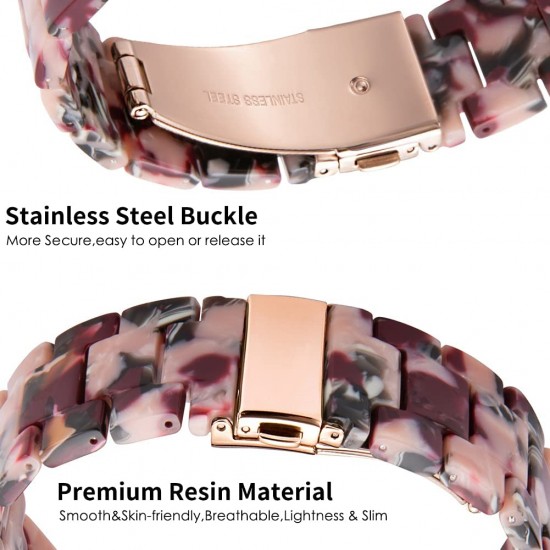 Thin Light Resin Strap Bracelet for Apple Watch Band 38mm 40mm 41mm 42mm 44mm 45mm 49mm Stainless Steel Buckle Replacement Band For iWatch SE Ultra Series 8 7 6 5 4 3 2 1 for Women Men