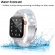 Thin Light Resin Strap Bracelet for Apple Watch Band 38mm 40mm 41mm 42mm 44mm 45mm 49mm Stainless Steel Buckle Replacement Band For iWatch SE Ultra Series 8 7 6 5 4 3 2 1 for Women Men