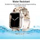 Thin Light Resin Strap Bracelet for Apple Watch Band 38mm 40mm 41mm 42mm 44mm 45mm 49mm Stainless Steel Buckle Replacement Band For iWatch SE Ultra Series 8 7 6 5 4 3 2 1 for Women Men