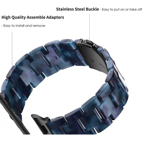 Thin Light Resin Strap Bracelet for Apple Watch Band 38mm 40mm 41mm 42mm 44mm 45mm 49mm Stainless Steel Buckle Replacement Band For iWatch SE Ultra Series 8 7 6 5 4 3 2 1 for Women Men