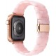 Thin Light Resin Strap Bracelet for Apple Watch Band 38mm 40mm 41mm 42mm 44mm 45mm 49mm Stainless Steel Buckle Replacement Band For iWatch SE Ultra Series 8 7 6 5 4 3 2 1 for Women Men