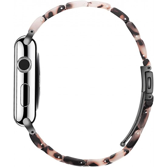 Thin Light Resin Strap Bracelet for Apple Watch Band 38mm 40mm 41mm 42mm 44mm 45mm 49mm Stainless Steel Buckle Replacement Band For iWatch SE Ultra Series 8 7 6 5 4 3 2 1 for Women Men