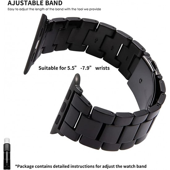 Thin Light Resin Strap Bracelet for Apple Watch Band 38mm 40mm 41mm 42mm 44mm 45mm 49mm Stainless Steel Buckle Replacement Band For iWatch SE Ultra Series 8 7 6 5 4 3 2 1 for Women Men