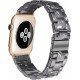 Thin Light Resin Strap Bracelet for Apple Watch Band 38mm 40mm 41mm 42mm 44mm 45mm 49mm Stainless Steel Buckle Replacement Band For iWatch SE Ultra Series 8 7 6 5 4 3 2 1 for Women Men