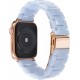 Thin Light Resin Strap Bracelet for Apple Watch Band 38mm 40mm 41mm 42mm 44mm 45mm 49mm Stainless Steel Buckle Replacement Band For iWatch SE Ultra Series 8 7 6 5 4 3 2 1 for Women Men