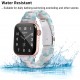 Thin Light Resin Strap Bracelet for Apple Watch Band 38mm 40mm 41mm 42mm 44mm 45mm 49mm Stainless Steel Buckle Replacement Band For iWatch SE Ultra Series 8 7 6 5 4 3 2 1 for Women Men